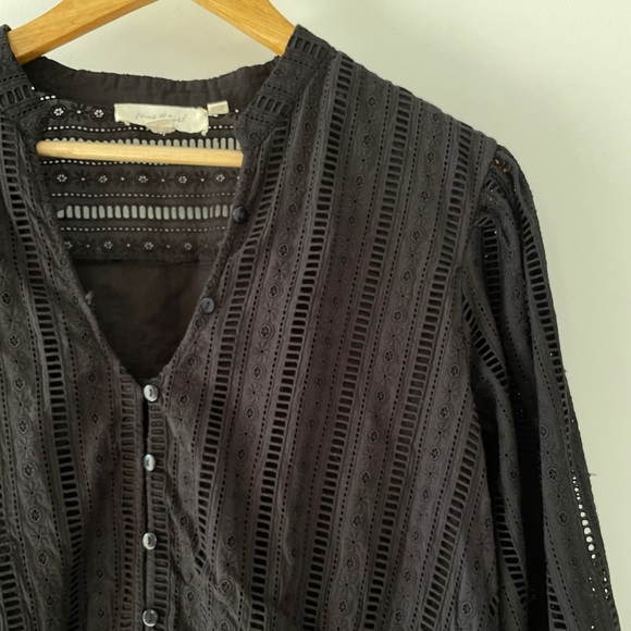 Black cutwork embroidered Dress - Picture 6 of 15